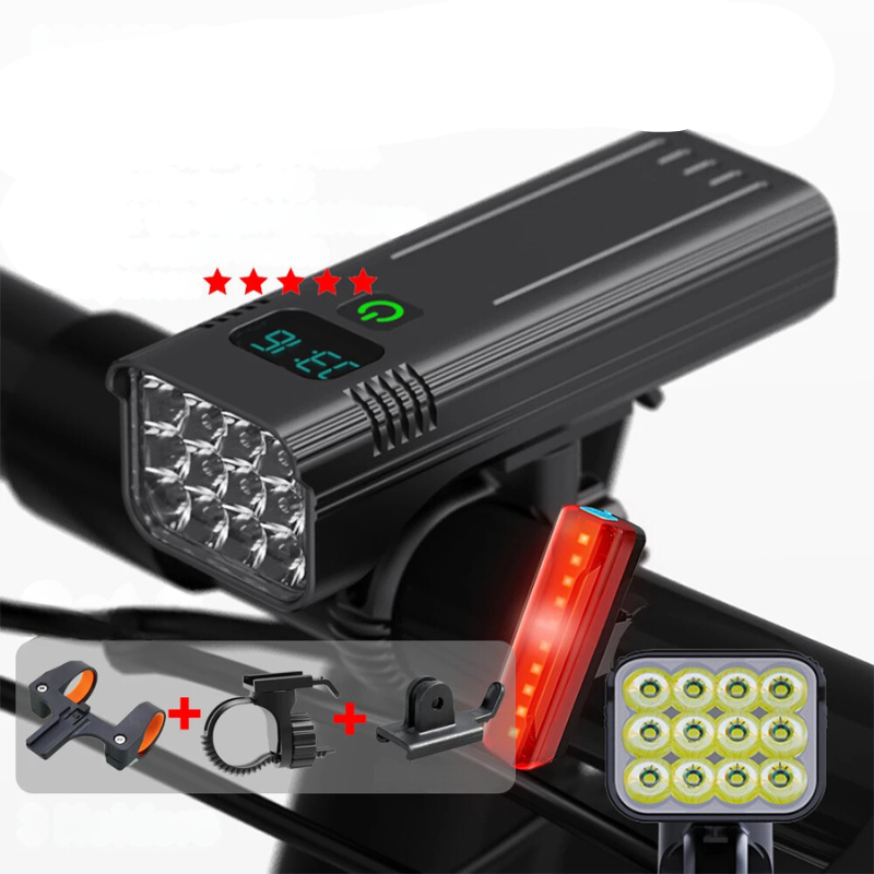 BowLift | 5000 Lumen USB Rechargeable Bike Light with Mounts
