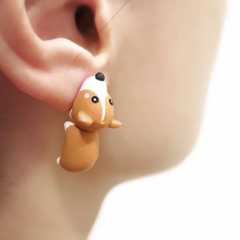 BowLift | Cute Animal Bite Earrings, 1 Pair