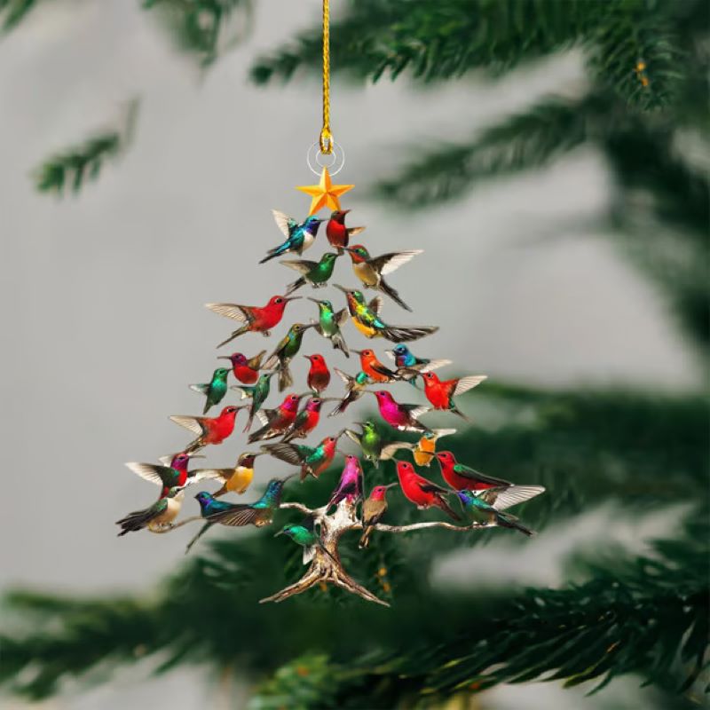 BowLift | Hummingbird Christmas Decoration