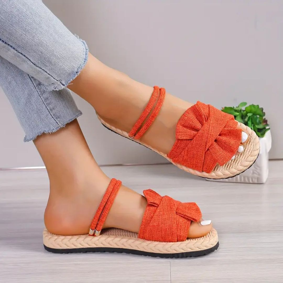 Blissara – Women’s Bow Strap Summer Sandals