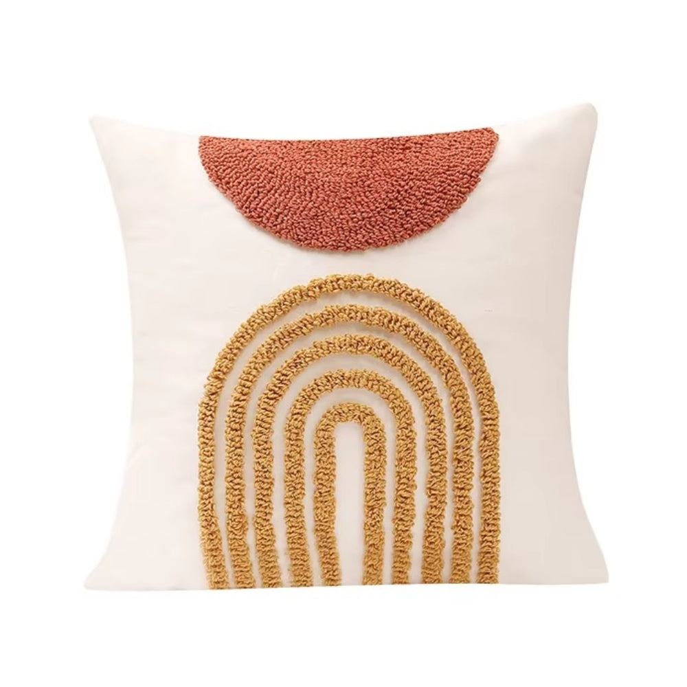 BowLift | Eden Geometric Embroidery Cushion Cover