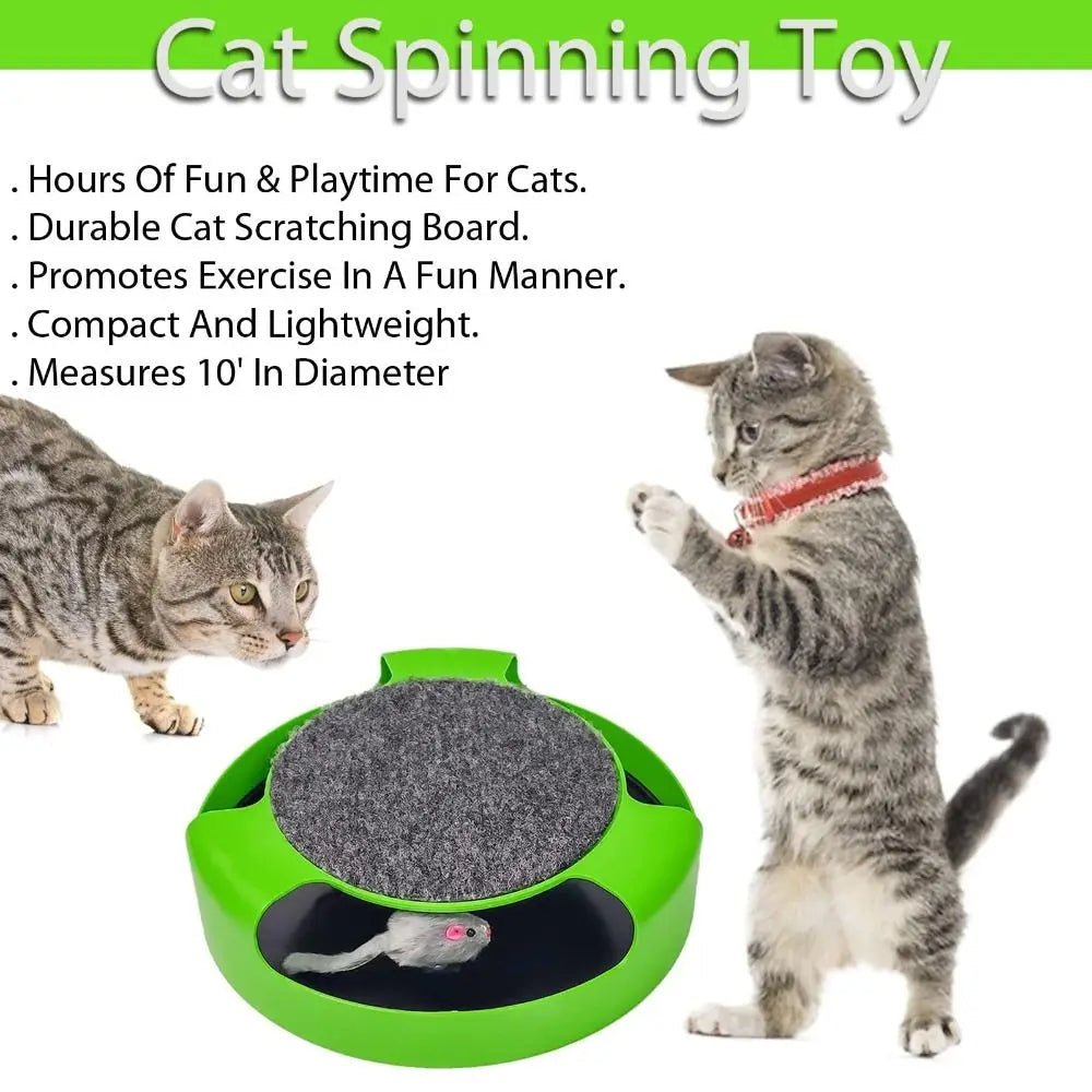 BowLift | Interactive Cat Toy with Rotating Toy Mice for Cats