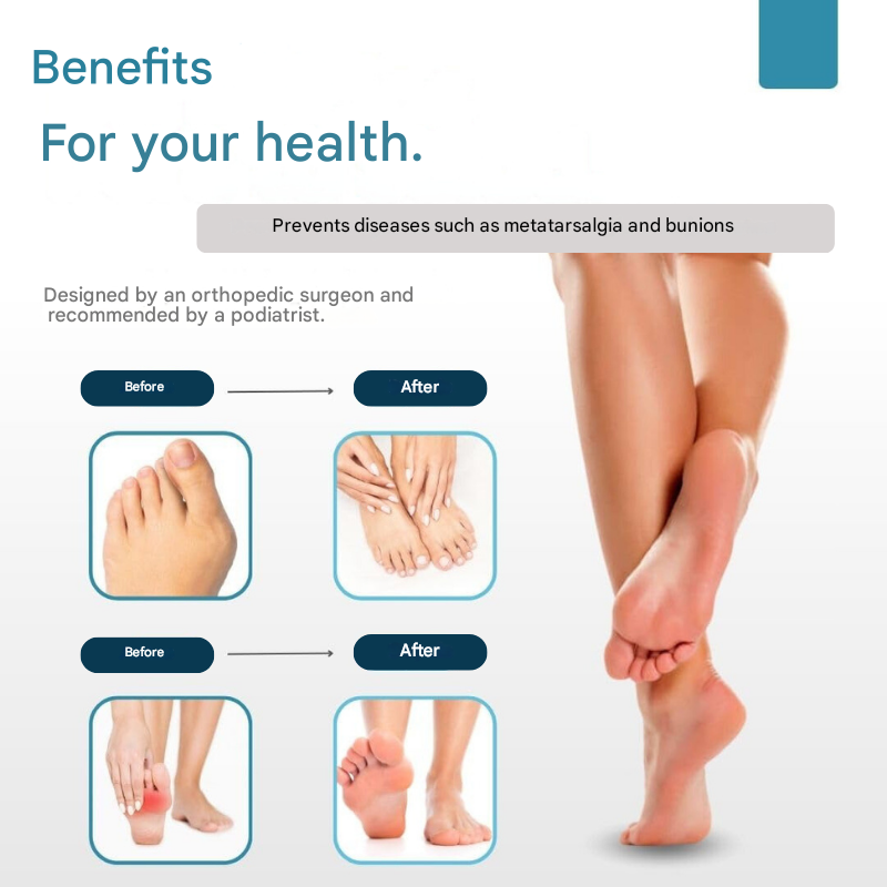 BowLift | FlexiToe Comfort Toe Separator with Foot Cushion – Pain Relief & Correction for Daily Use