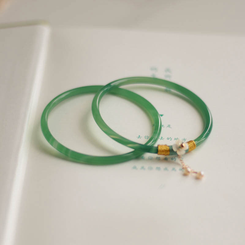 BowLift | Fine Jade Bangle Bracelets