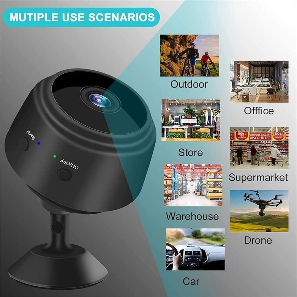 BowLift | Eyecam Mini Spy Camera – Compact Wi-Fi Home Security Camera for Indoor Surveillance
