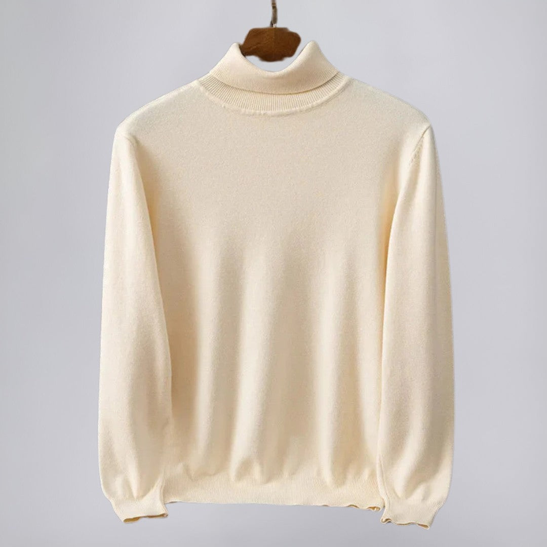 Merino Wool Turtleneck in Luxe Blend