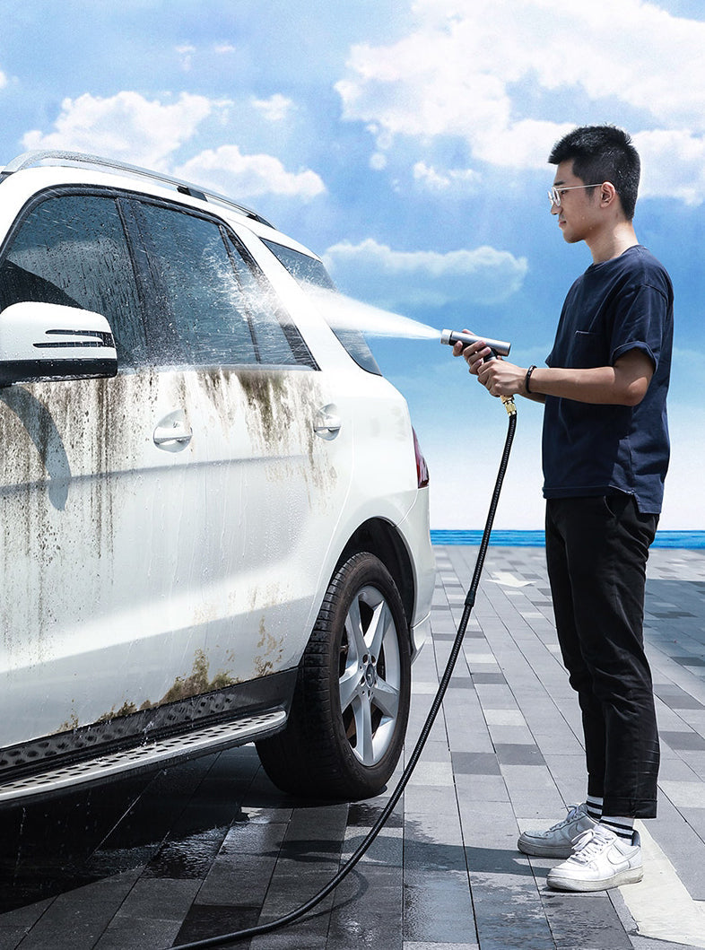 BowLift | Household High-Pressure Car Wash Water Gun With Water Pipe Hose & Airbrush Head