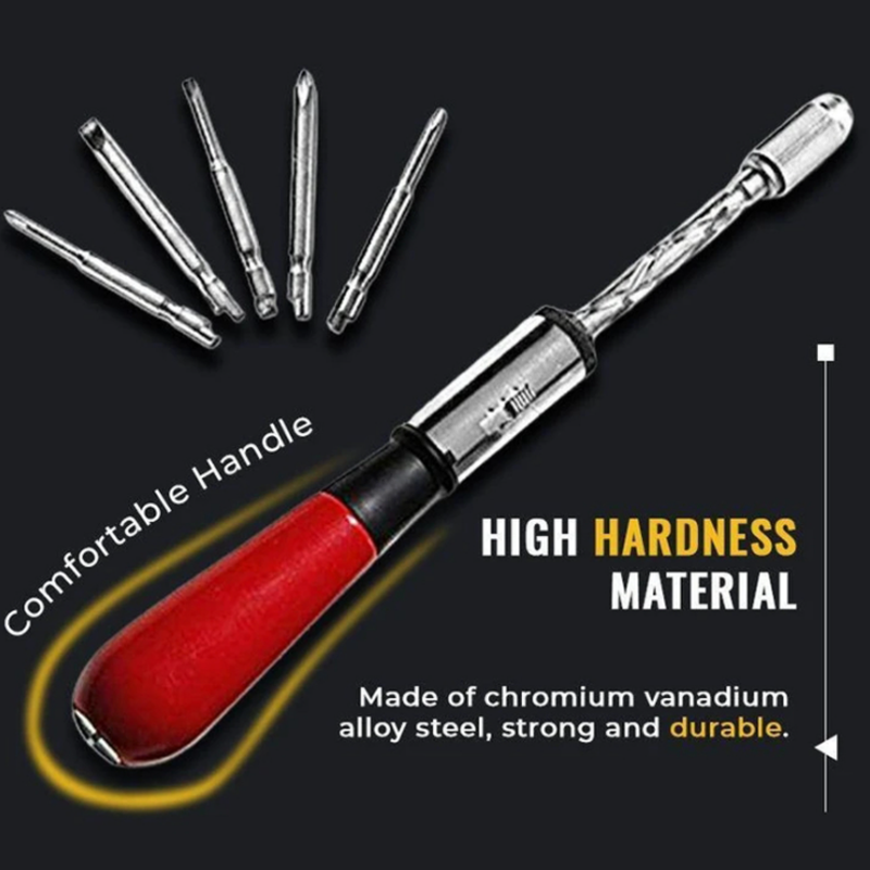 BowLift | Automatic Spiral Ratchet Screwdriver Set