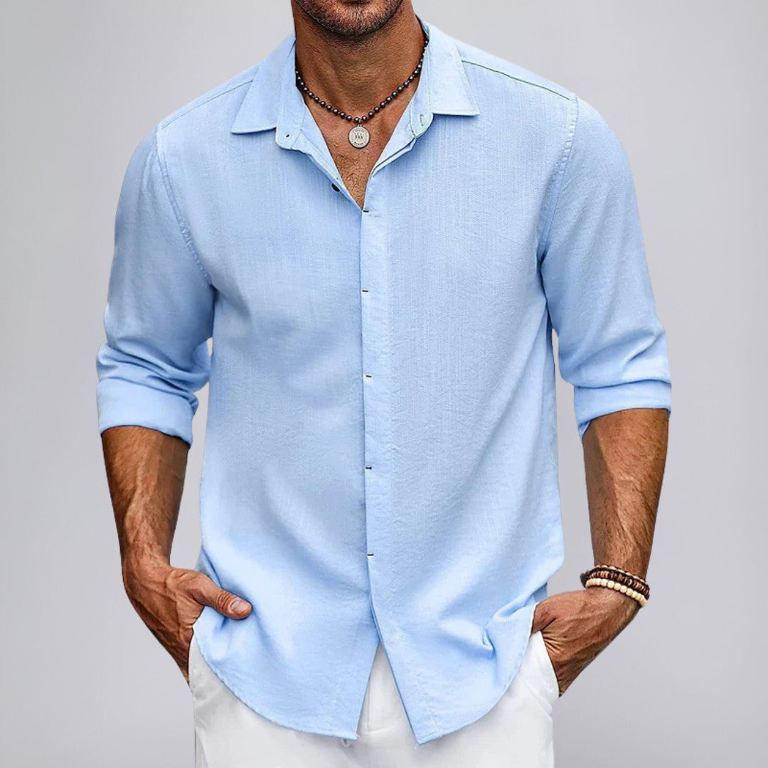 Tailored Dress Shirt with Classic Fit