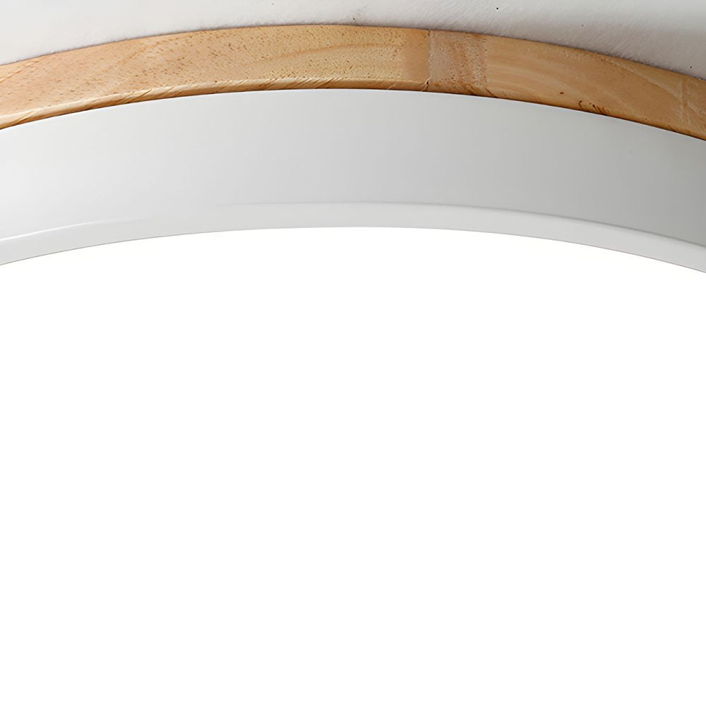 BowLift | Ceiling Lights Natural Wood Flush Mount Fixture