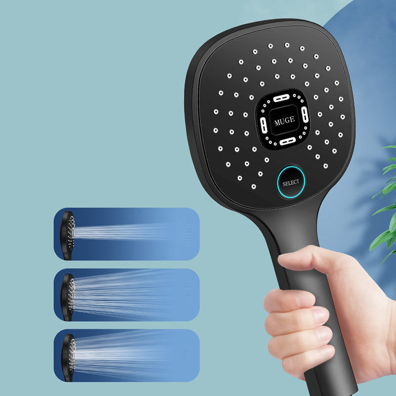 BowLift | Contemporary Handheld Supercharged Shower Head Square Metal Spray Head