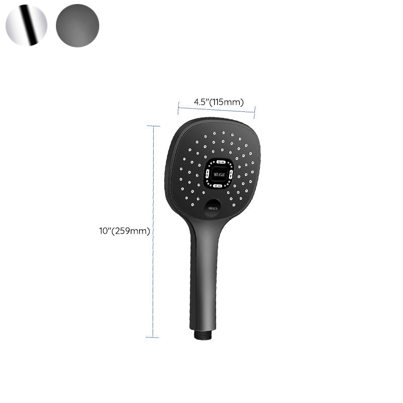 BowLift | Contemporary Handheld Supercharged Shower Head Square Metal Spray Head