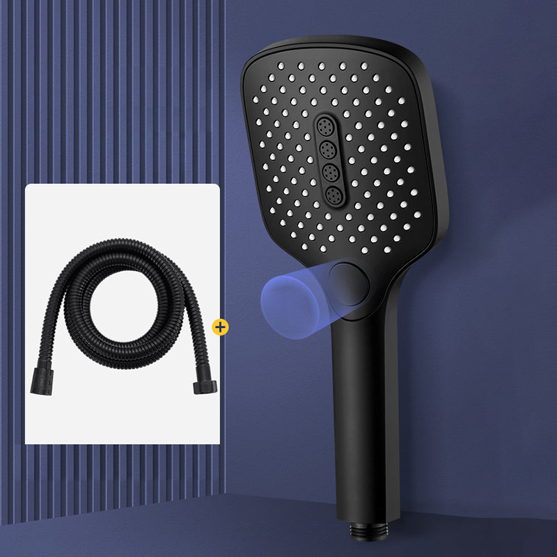 BowLift | Contemporary Fixed Head Square Supercharged Showerhead Combo