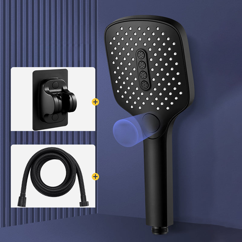 BowLift | Contemporary Fixed Head Square Supercharged Showerhead Combo