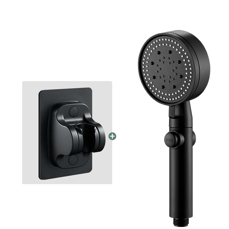 BowLift | Round Handheld Showerhead Modern Plastic Head with Self-Cleaning
