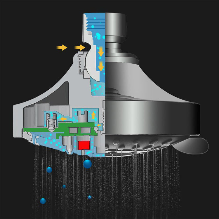 BowLift | Contemporary Style Hand Shower Wall Mounted Round Shower Head