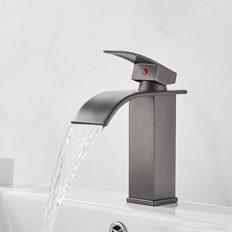 BowLift | Basin Waterfall Outlet Single Lever Tap with LED Light