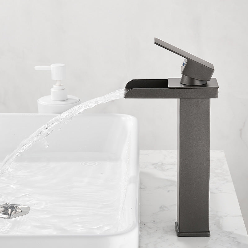 BowLift | Basin Waterfall Outlet Single Lever Tap with LED Light