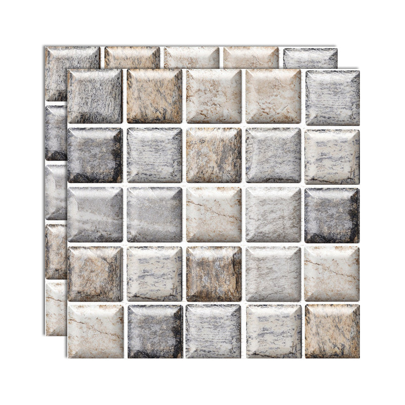 BowLift | 3D Peel and Stick Tiles Plastic Square Peel and Stick Tiles with Waterproof