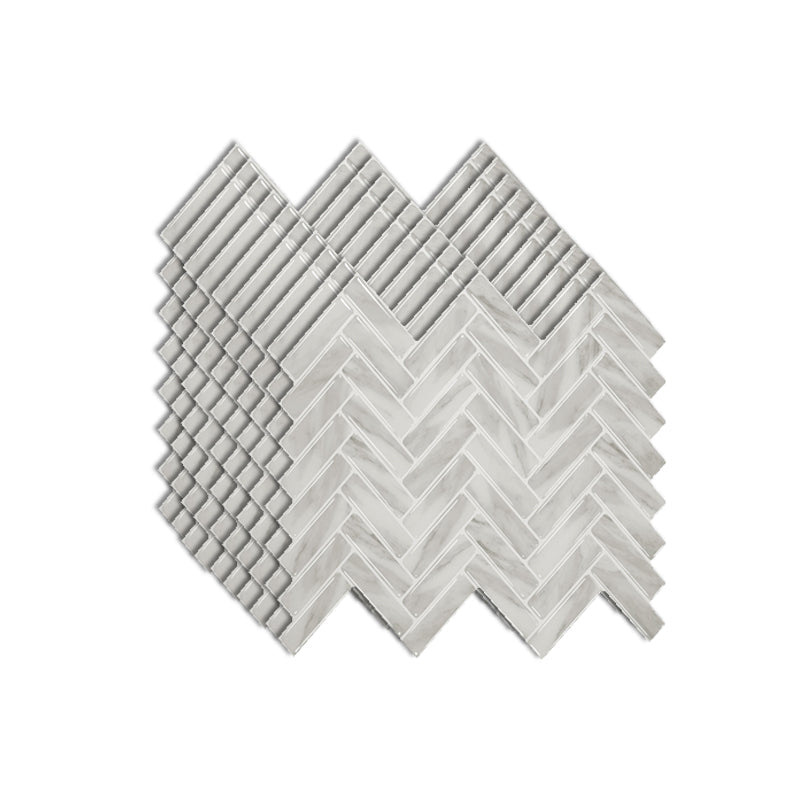 BowLift | Modern Peel and Stick Tiles PVC Herringbone Peel and Stick Backsplash Tiles