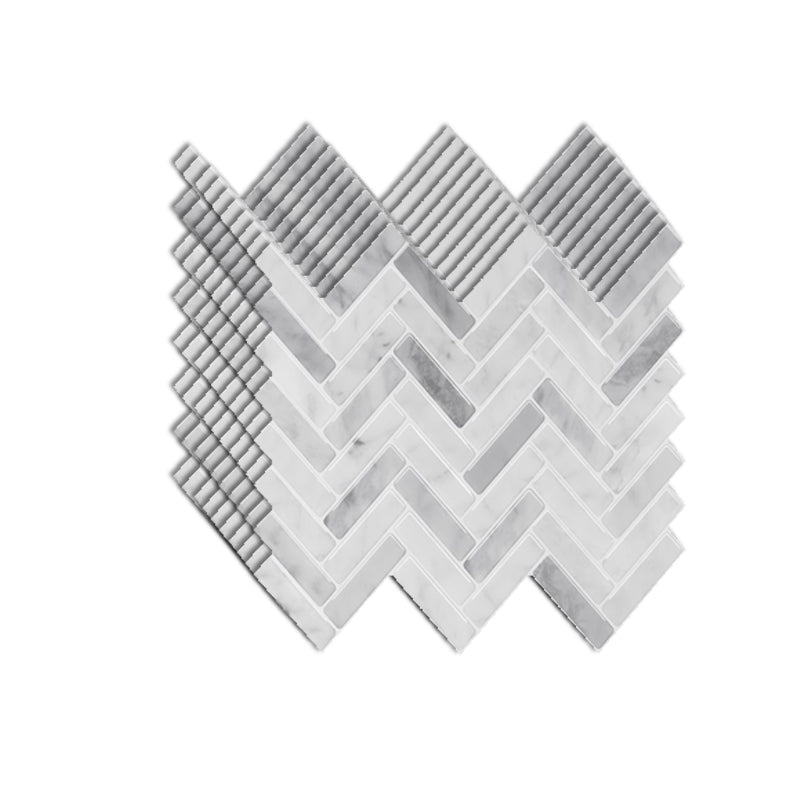 BowLift | Modern Peel and Stick Tiles PVC Herringbone Peel and Stick Backsplash Tiles