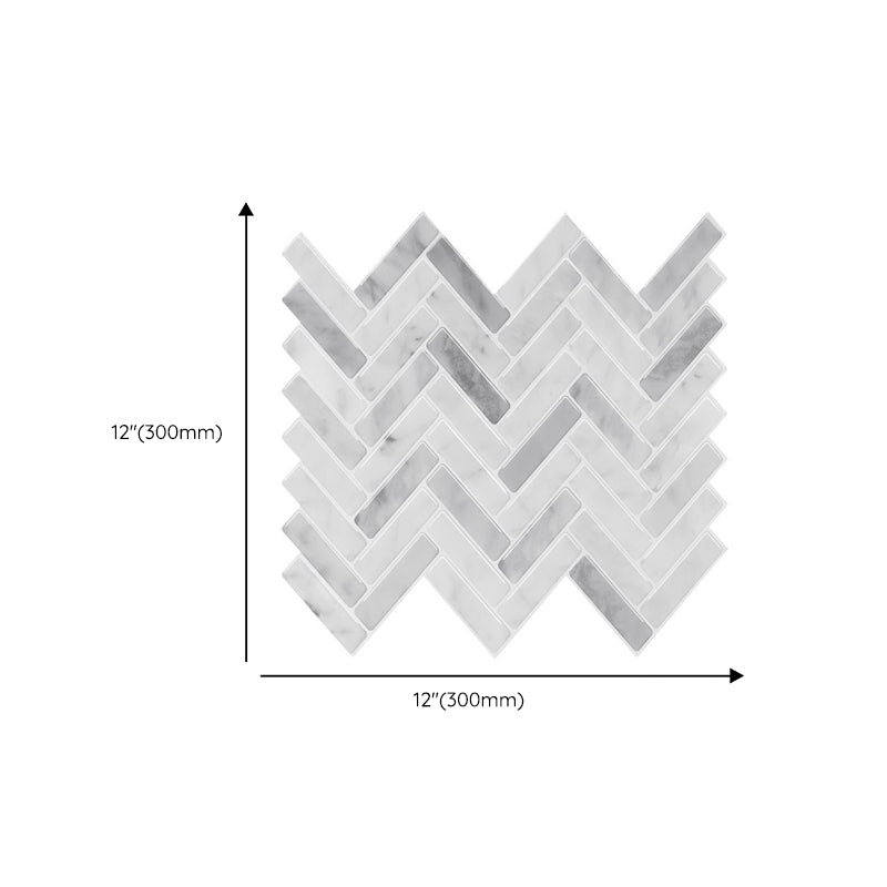 BowLift | Modern Peel and Stick Tiles PVC Herringbone Peel and Stick Backsplash Tiles