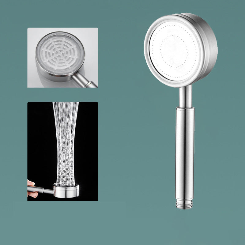 BowLift | Classic Round Shower Head Metal Standard Handheld Shower Head