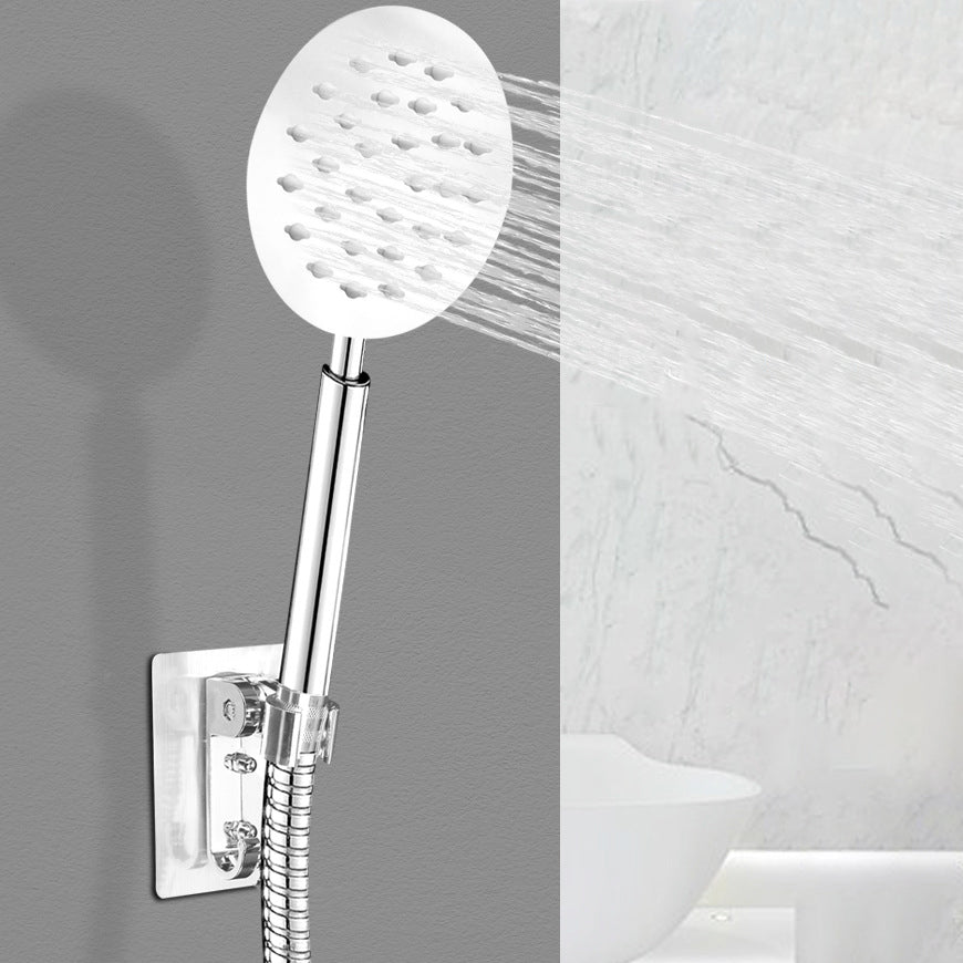 BowLift | Round Shower Head Stainless Steel 3 Sprays Wall Mounted Hand Shower