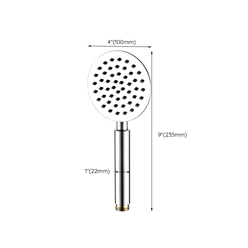 BowLift | Round Shower Head Stainless Steel 3 Sprays Wall Mounted Hand Shower