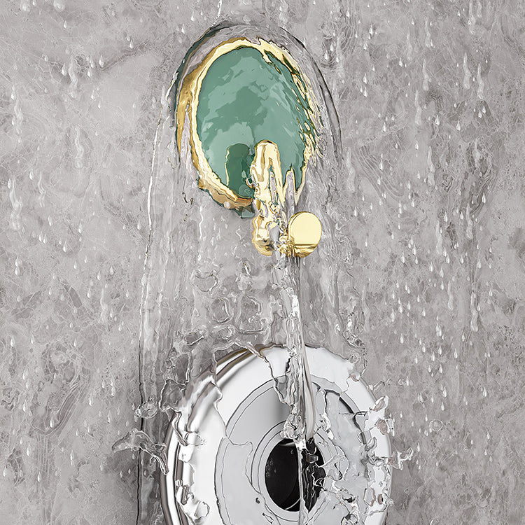 BowLift | Contemporary 8-piece bathroom set 2.91 inch high bathrobe hooks