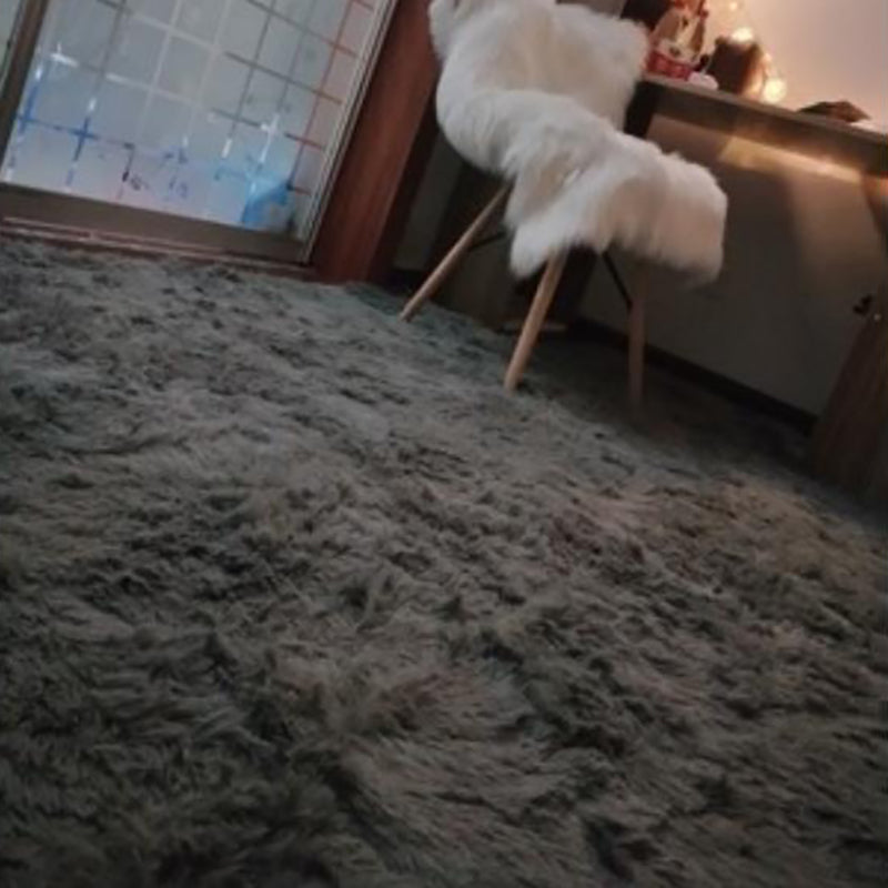 BowLift | Basic carpet tiles solid color long pile square bedroom carpet tiles