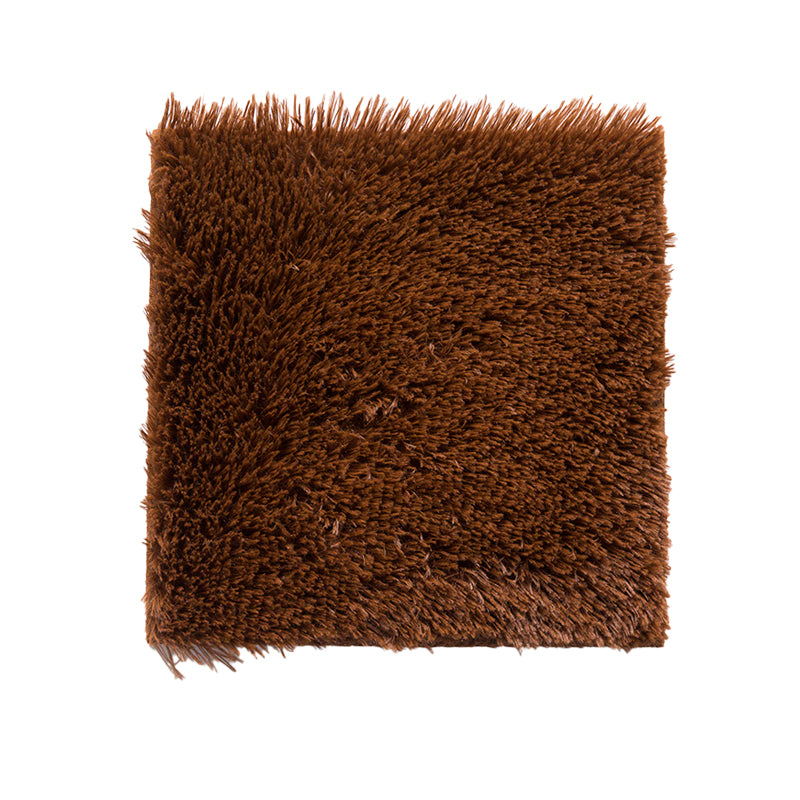 BowLift | Basic carpet tiles solid color long pile square bedroom carpet tiles