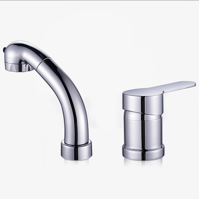 BowLift | Vessel washbasin mixer High arch three-way faucet 2-hole fittings