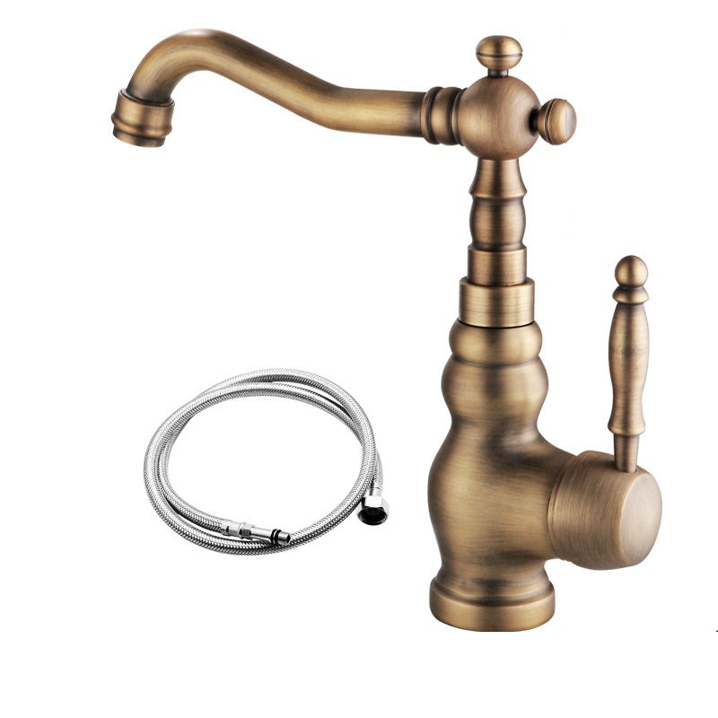 BowLift | Deck Mounted Copper Roman Tub Faucet Double Handles Roman Tub Faucet Set