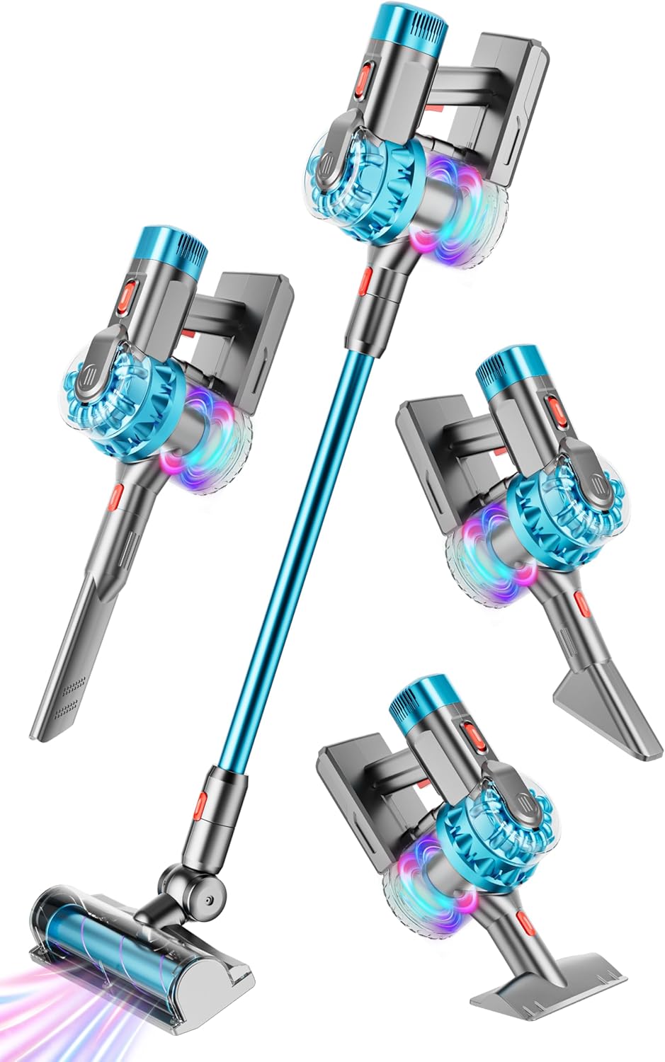 BowLift | 4-in-1 Kids Vacuum Cleaner | Real Working Toy Vacuum with Lights & Sounds