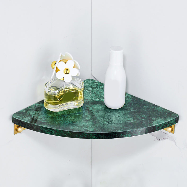 BowLift | 2-piece Bathroom Hardware Set Metal and Marble Bathroom Shelf Set