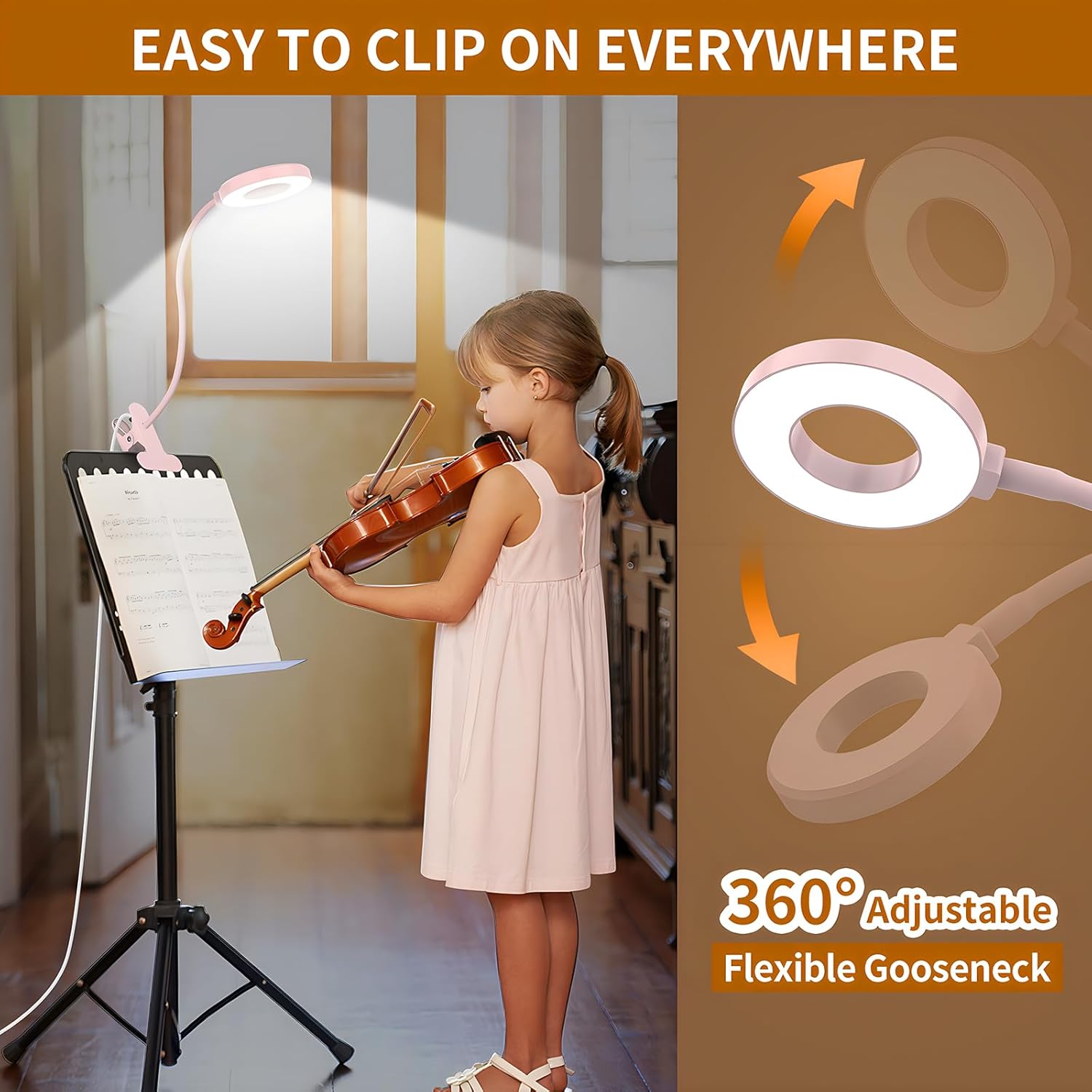 BowLift | 3 Colour Modes LED Desk Clamp Lamp with & Flexible Gooseneck – Selvara (1+1 FREE)