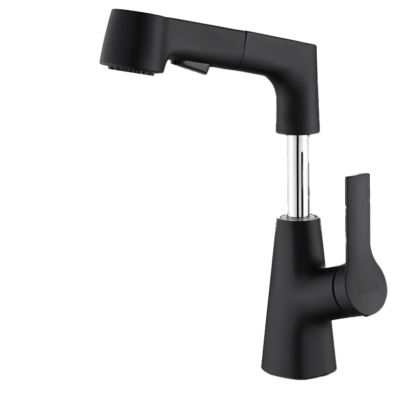BowLift | Swivel Spout Sink Faucet Brass Bathroom Low Arc Mixer