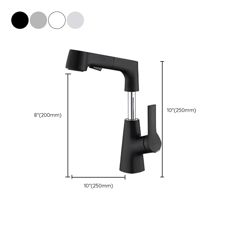 BowLift | Swivel Spout Sink Faucet Brass Bathroom Low Arc Mixer