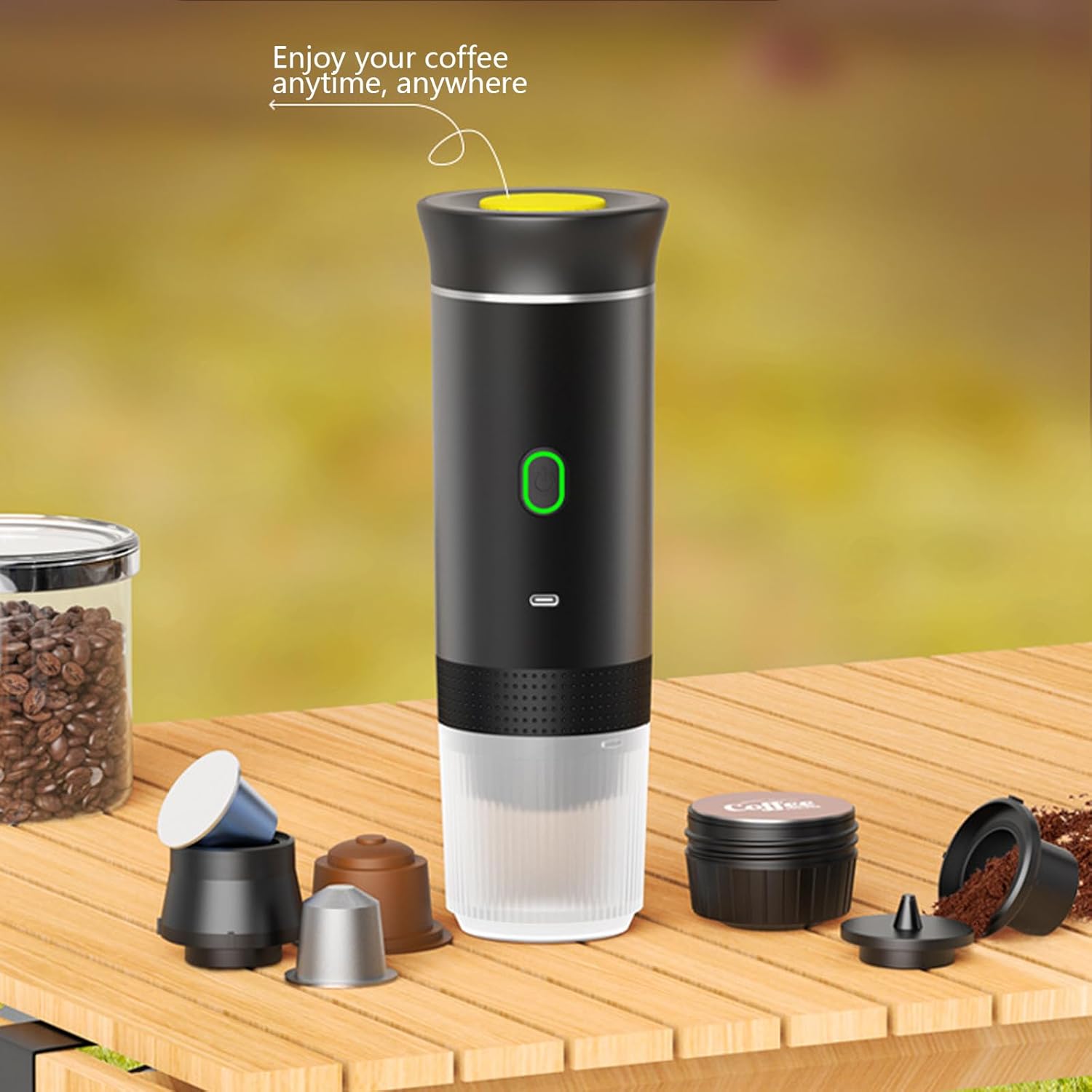 BowLift | Portable 3-in-1 Espresso Coffee Maker with Rechargeable Battery – Raverno