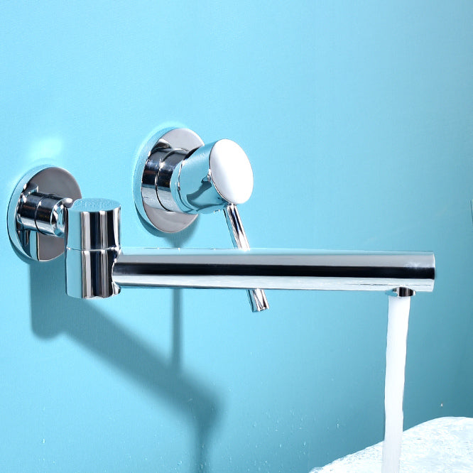 BowLift | Contemporary Wall-Mounted Single-Hand Kitchen Faucet Low Arc Water Filler