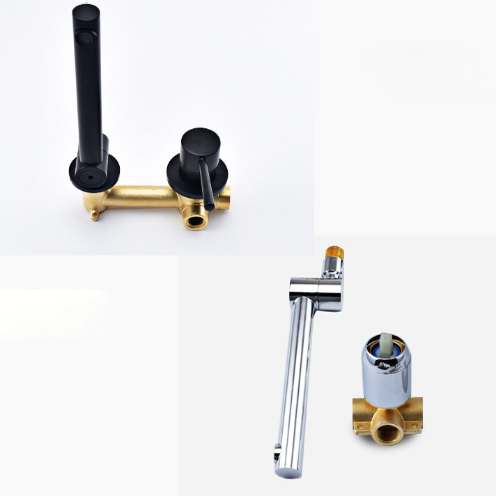 BowLift | Contemporary Wall-Mounted Single-Hand Kitchen Faucet Low Arc Water Filler