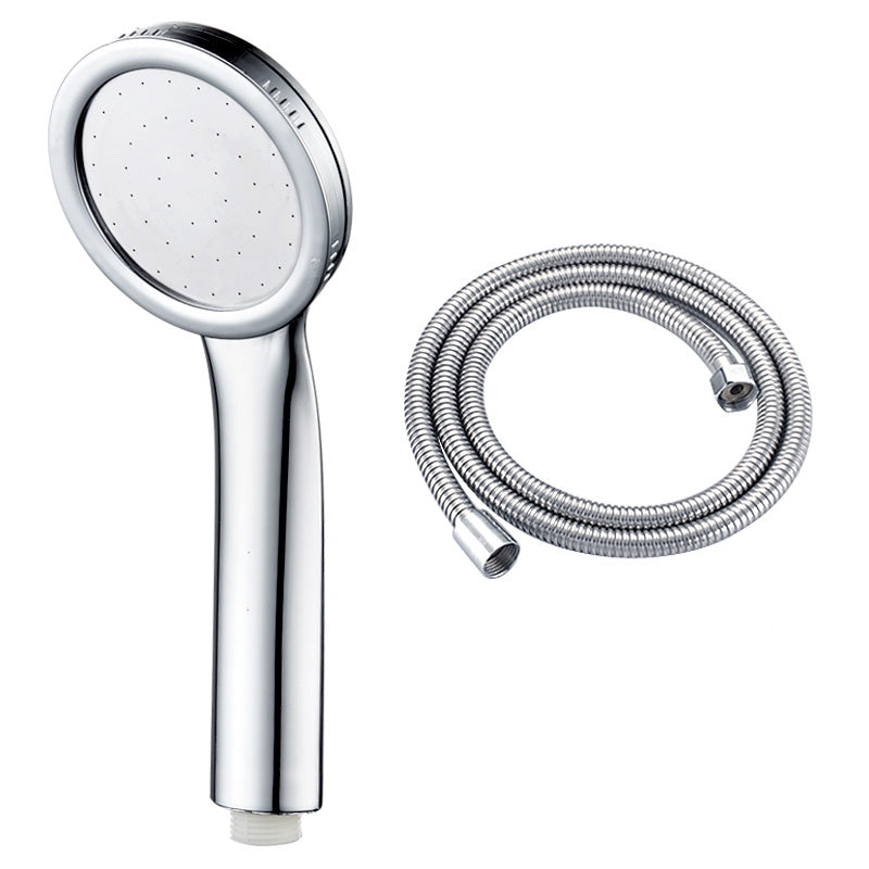 BowLift | Contemporary Silver Round Shower Head Water Efficient Standard Spray Head