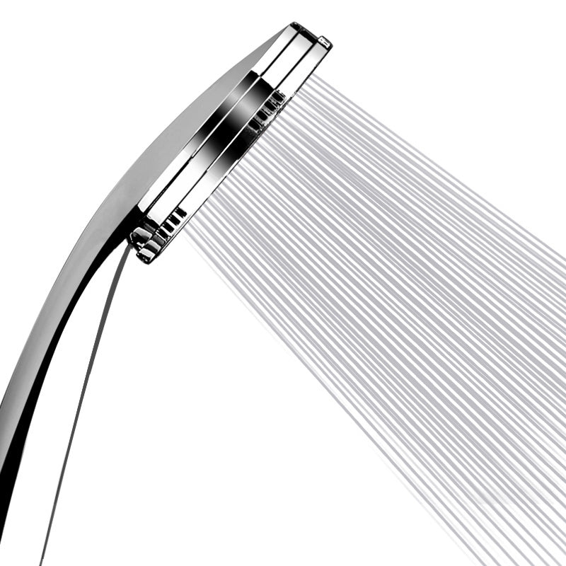 BowLift | Contemporary Silver Round Shower Head Water Efficient Standard Spray Head