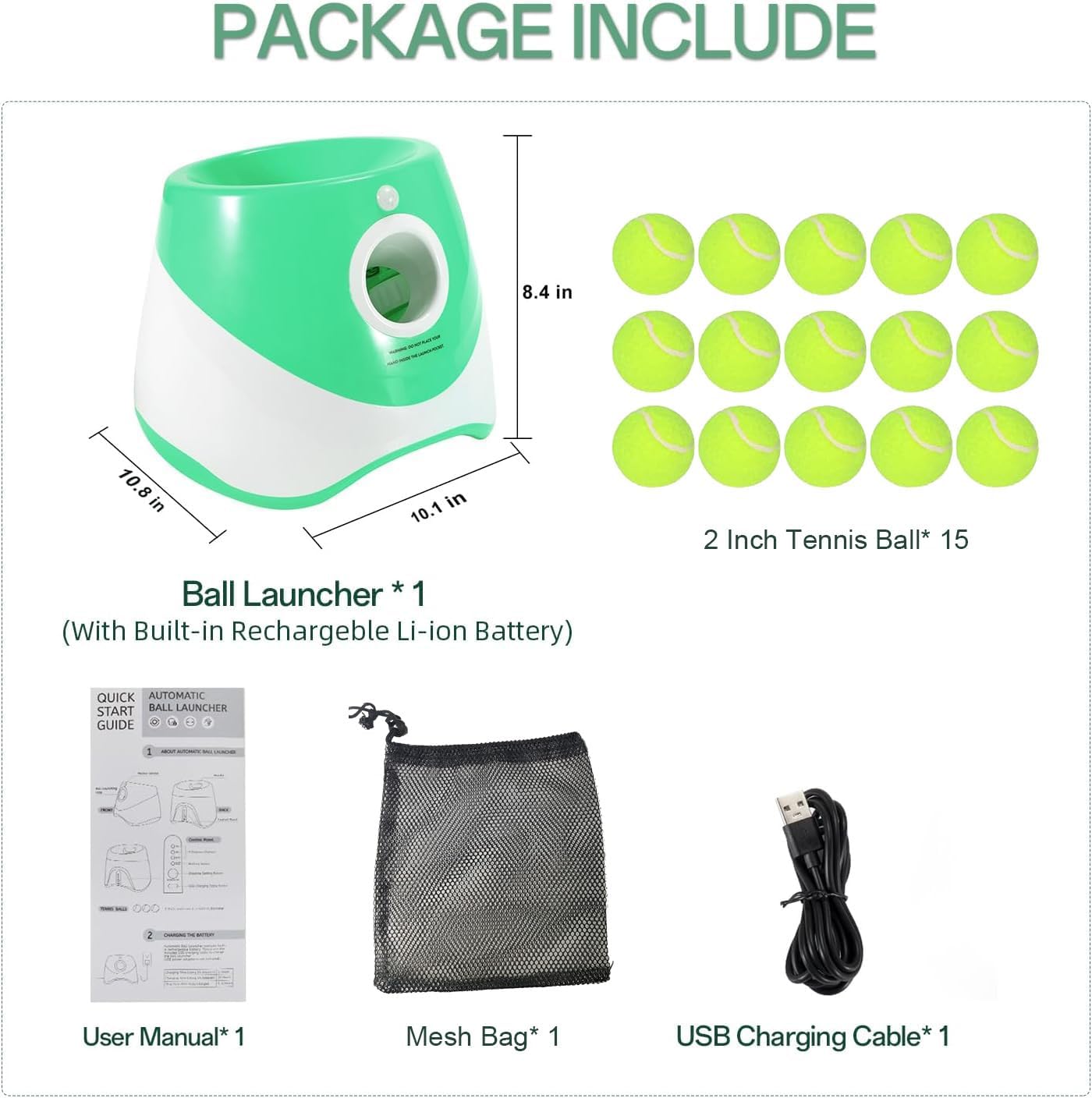 BowLift | Automatic Dog Ball Launcher – 3 Distance Settings for Endless Fetch Fun