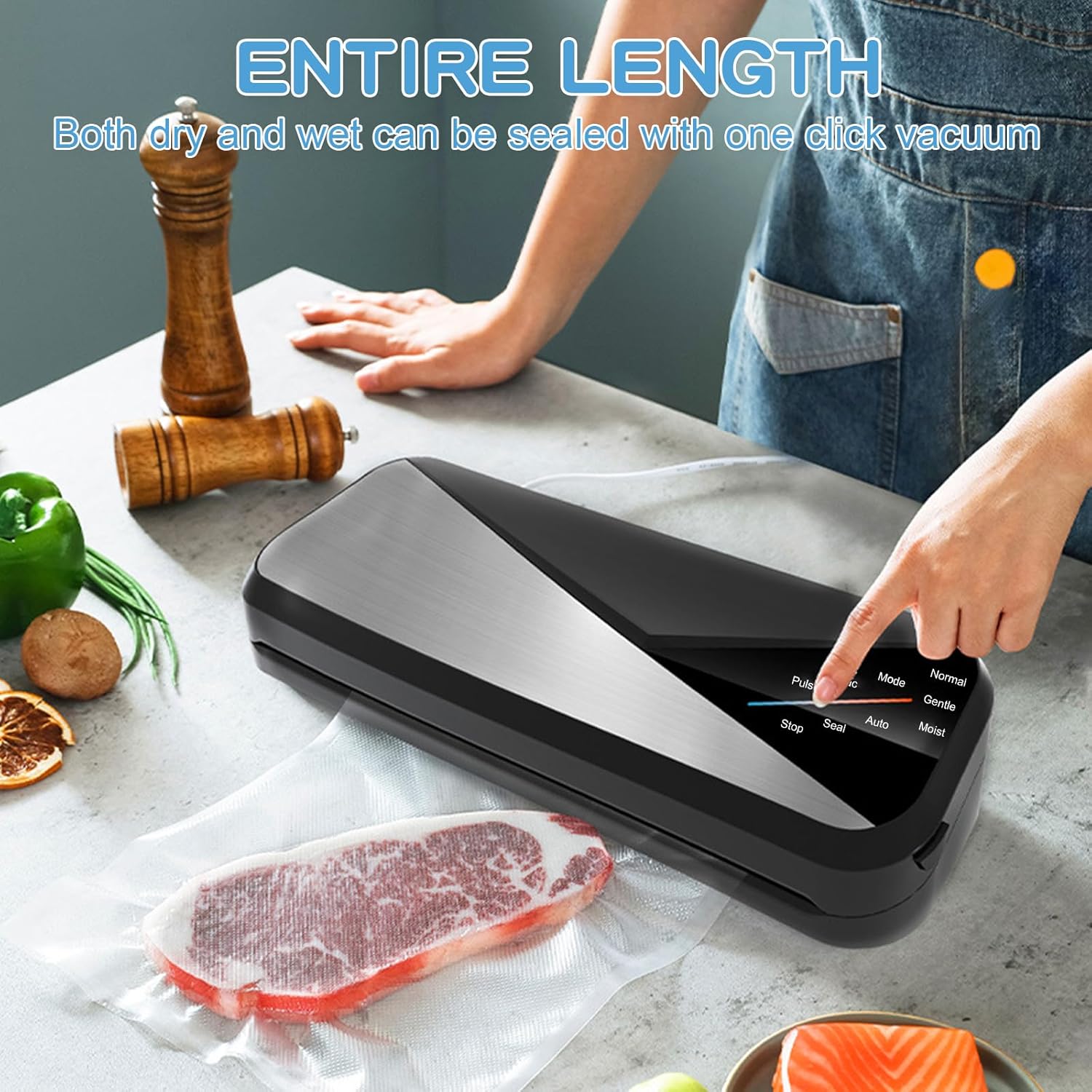 BowLift | 6-in-1 Vacuum Sealer with 80kPa Suction and 30cm Sealing Strip – Fresvyn