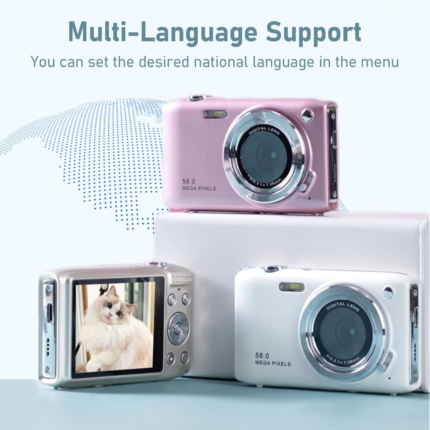 BowLift | 4K Compact Digital Camera with 58MP Photos and 16X Zoom – Lumora