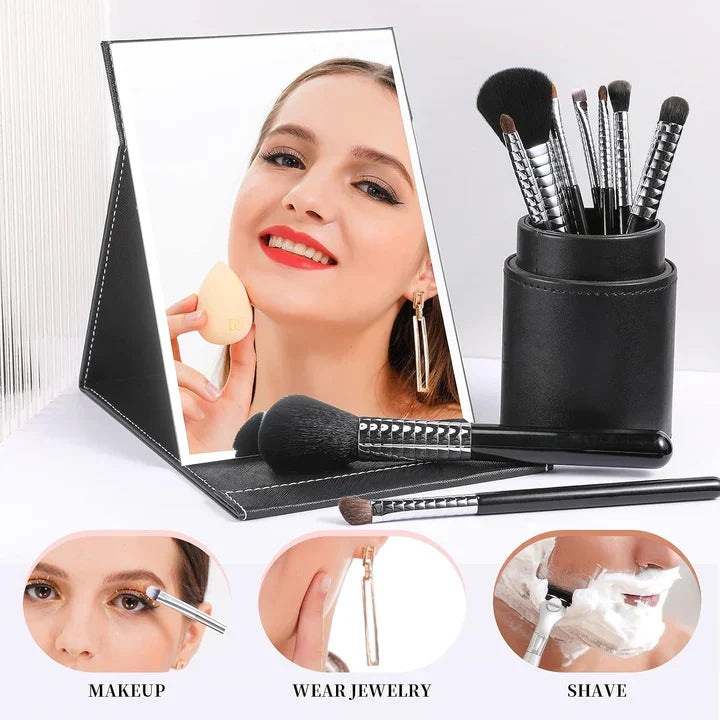 BowLift | Compact makeup mirror with stand
