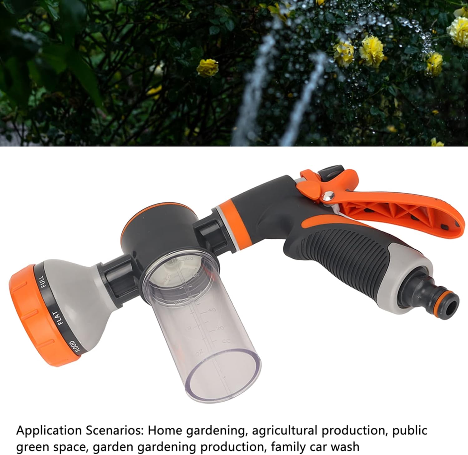 BowLift | Garden Watering Foam Sprayer 8 Modes High Pressure Hand Shower