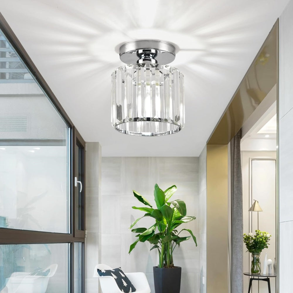 BowLift | Ceiling Light Crystal Flush Mount Modern Fixture